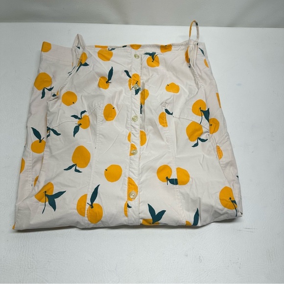 MAEVE BY anthropologie Dylan Mierzwinsky Orange Print Sleeveless Dress size M - Picture 11 of 11